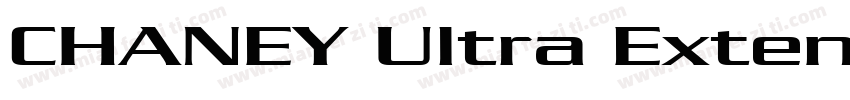CHANEY Ultra Extended字体转换